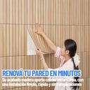 Placa Autoadhesiva Revestimiento Símil Wpc 60x60cm Pack X10®