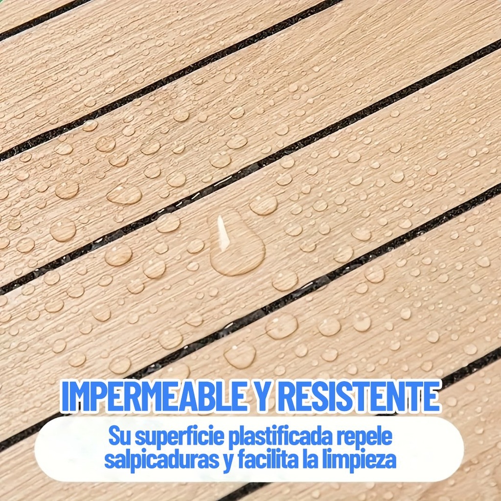 Placa Autoadhesiva Revestimiento Símil Wpc 60x60cm Pack X20®