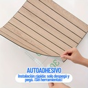 Placa Autoadhesiva Revestimiento Símil Wpc 60x60cm Pack X30®