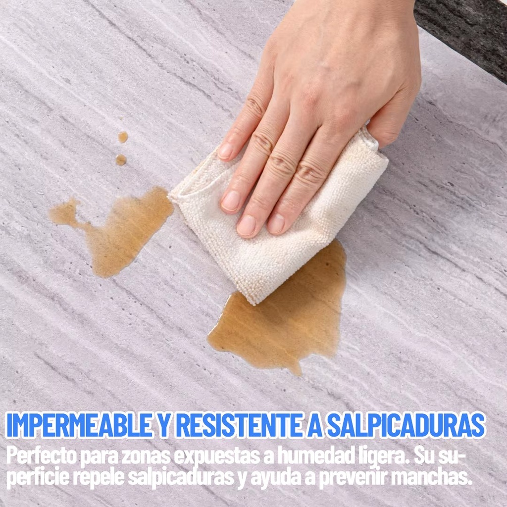 Rollo Revestimiento Autoadhesivo Pared Simil Marmol 1.2x3mts