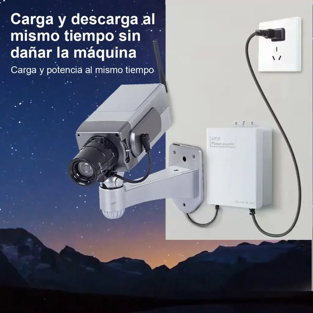 Powerbank Camara De Seguridad Mini Ups Fuente Alimentación