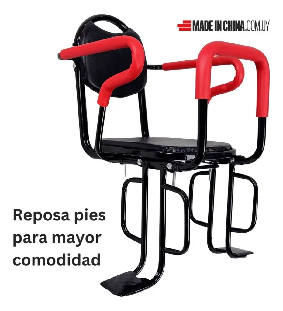 Silla Bicicleta Niños Trasera Requiere Parrilla C/ Posapies