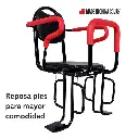 Silla Bicicleta Niños Trasera Requiere Parrilla C/ Posapies