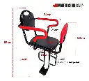 Silla Bicicleta Niños Trasera Requiere Parrilla C/ Posapies