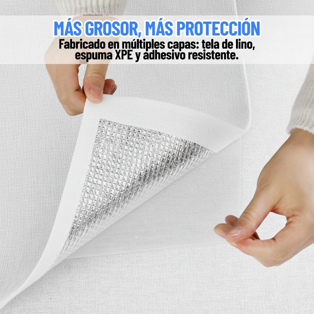 Placa Adhesiva Tela Pared Respaldo Rollo De 65 X 2.8 Metros®