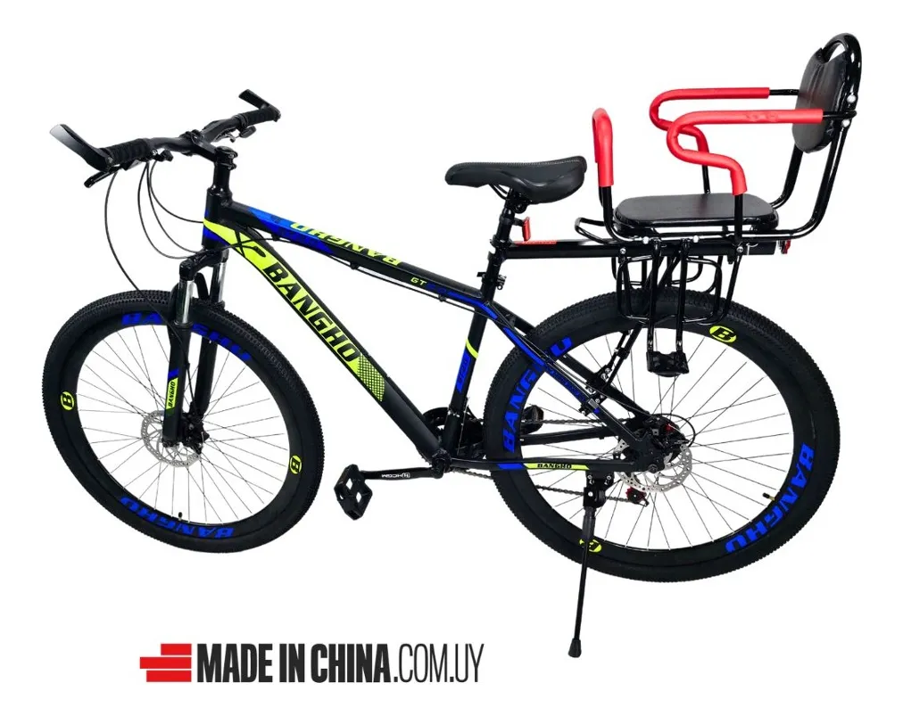 Silla Bicicleta Niños Trasera Requiere Parrilla C/ Posapies