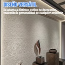 Placa Adhesiva Con Textura 3D En Rollo De 70 X 3 Metros Ql ®