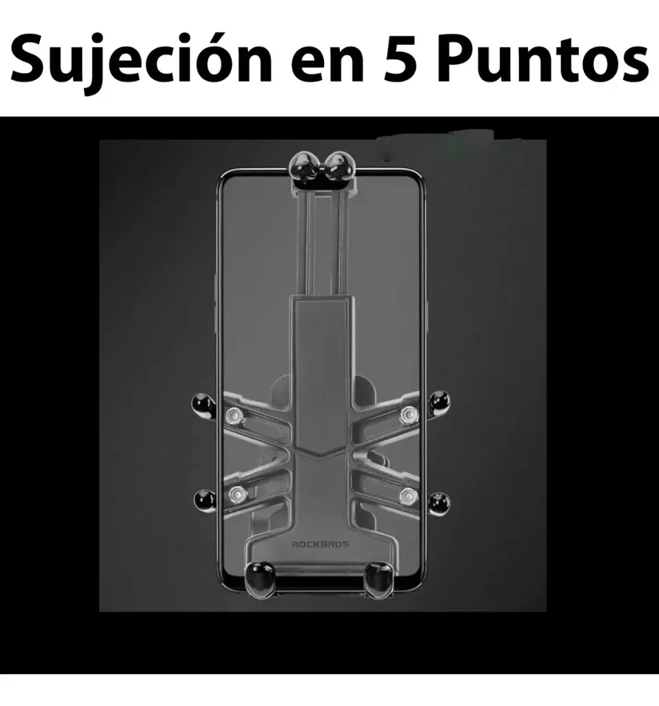 Soporte Celular Motos Bicicletas Scooter Aluminio Rockbros