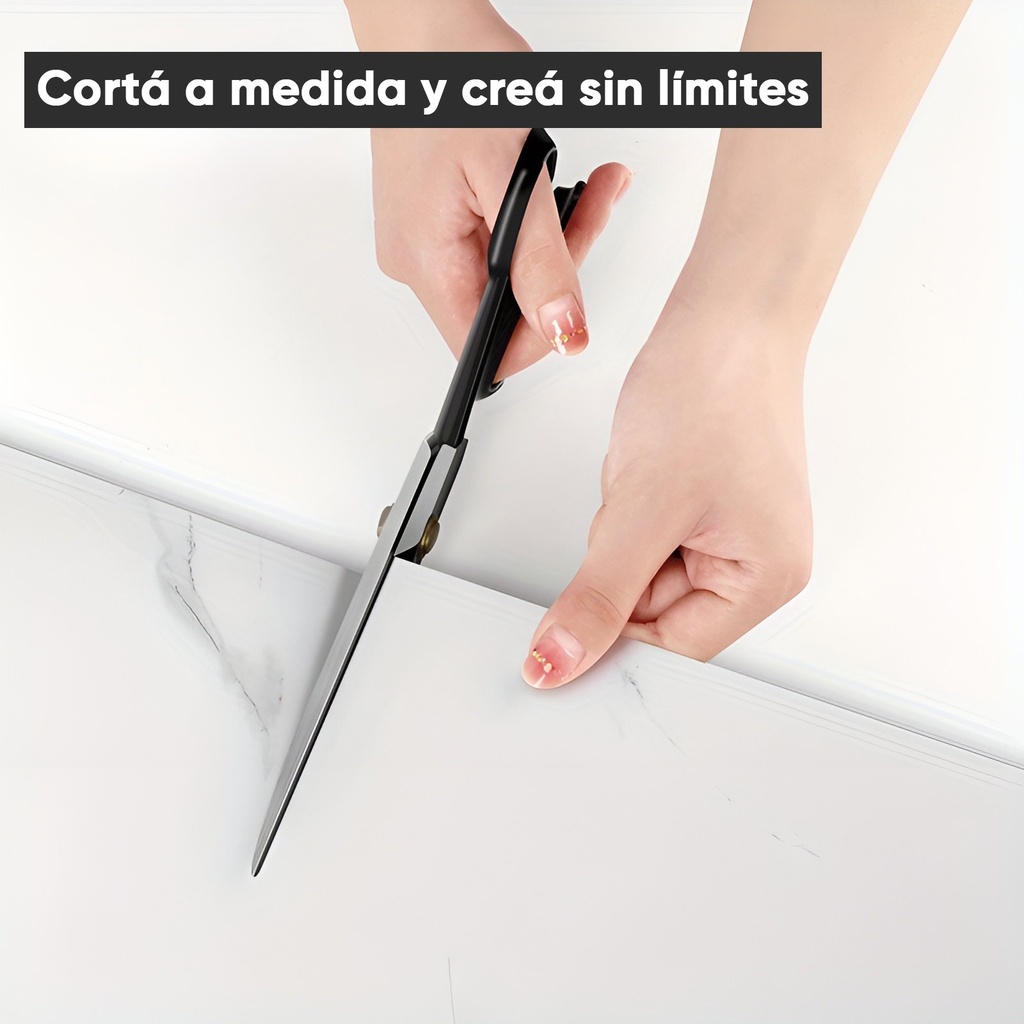 Placa Adhesiva Pared Simil Marmol En Rollo De 120 X 3 Metros