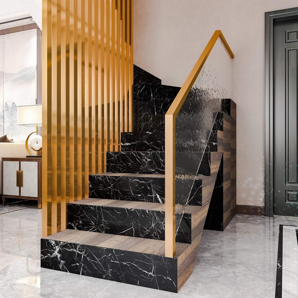 Placa Adhesiva Pared Simil Marmol En Rollo De 120 X 3 Metros