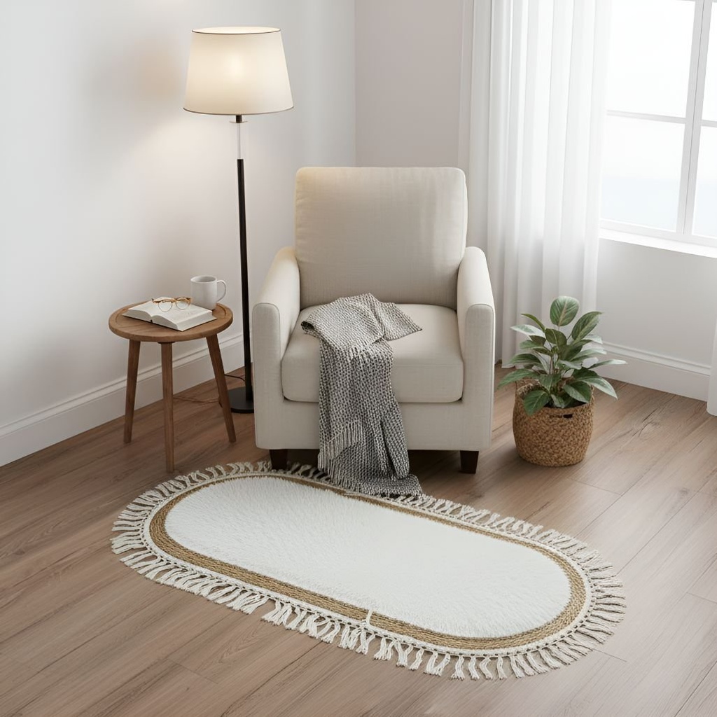 Alfombra Ovalada De Rattan Grande Sala De Estar Dormitorio®
