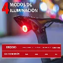 Luz Rockbros Trasera De Freno Inteligente Para Bicicletas