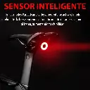 Luz Rockbros Trasera De Freno Inteligente Para Bicicletas