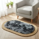 Alfombra Ovalada De Rattan Chica Sala De Estar Dormitorio Ql