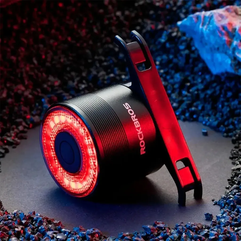 Luz Rockbros Trasera De Freno Inteligente Para Bicicletas