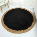 Alfombra Redonda Seagrass Yute 100 Cm Tejido Artesanal Indu