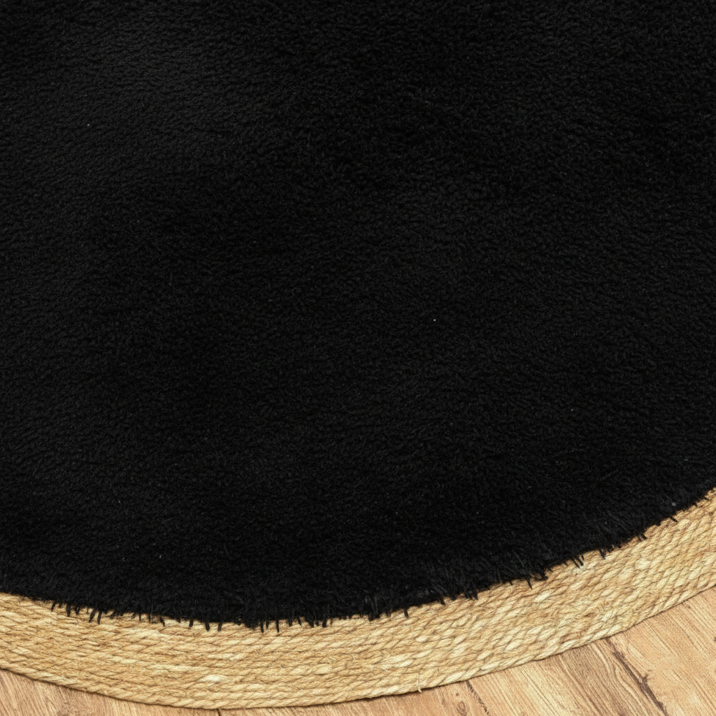 Alfombra Redonda Seagrass Yute 100 Cm Tejido Artesanal Indu