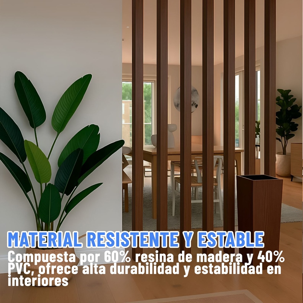 Tirante Wpc Viga Revestimiento 10x5cm X 290cm Interior Ql ®