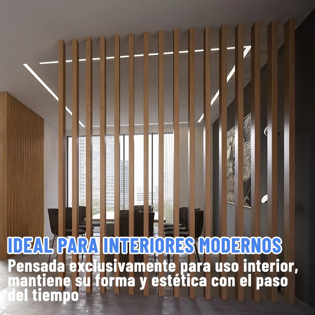 Tirante Wpc Viga Revestimiento 10x5cm X 290cm Interior Ql ®