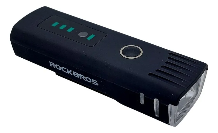 Rockbros Luz Delantera Para Bicicleta Impermeable Usb Recarg