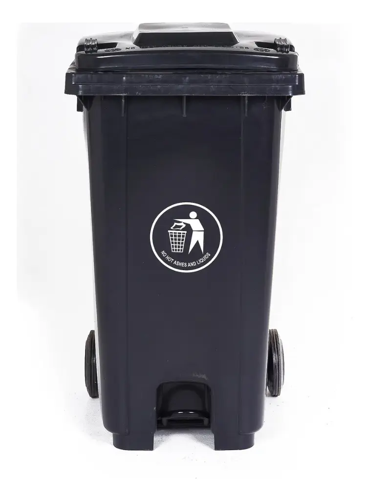 Contenedor Tacho De Basura Con Pedal 120 Litros Reciclaje