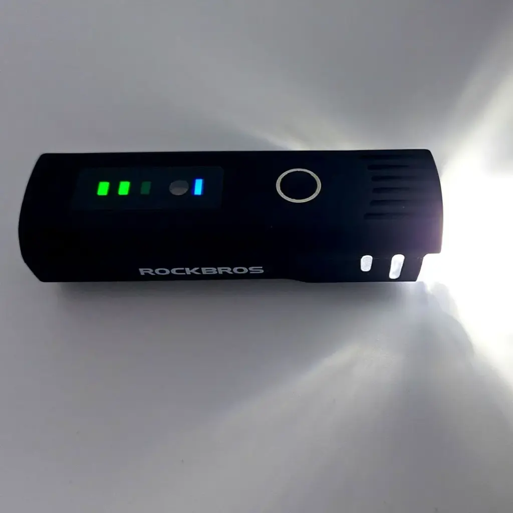 Rockbros Luz Delantera Para Bicicleta Impermeable Usb Recarg