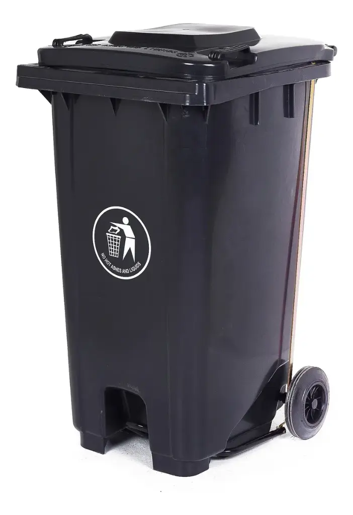 Contenedor Tacho De Basura Con Pedal 120 Litros Reciclaje