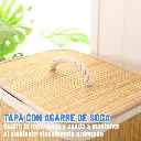 Canasto Cesto Ropa Sucia Pleglable Look Bambu Grande Tapa Ql 