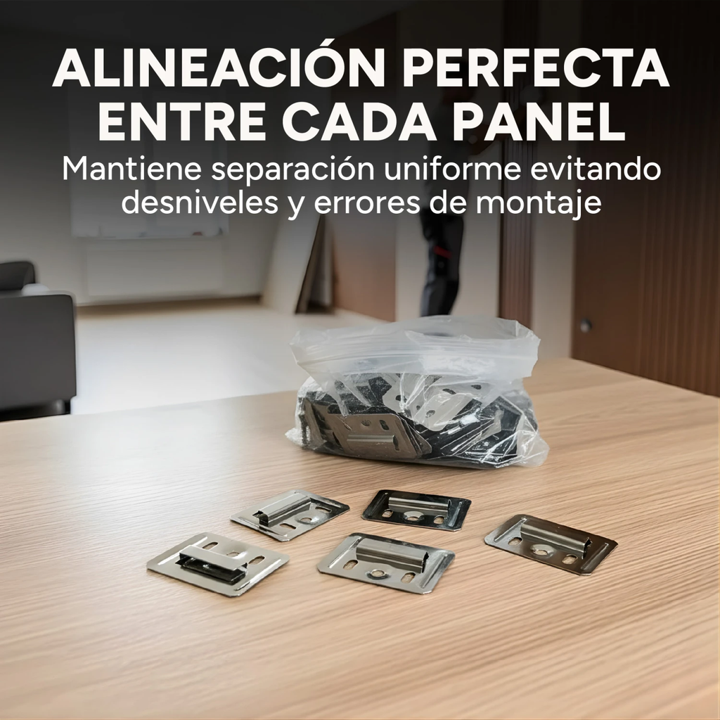 Clips De Fijación Para Panel Wpc Pack X 100 Unidades Chapita 