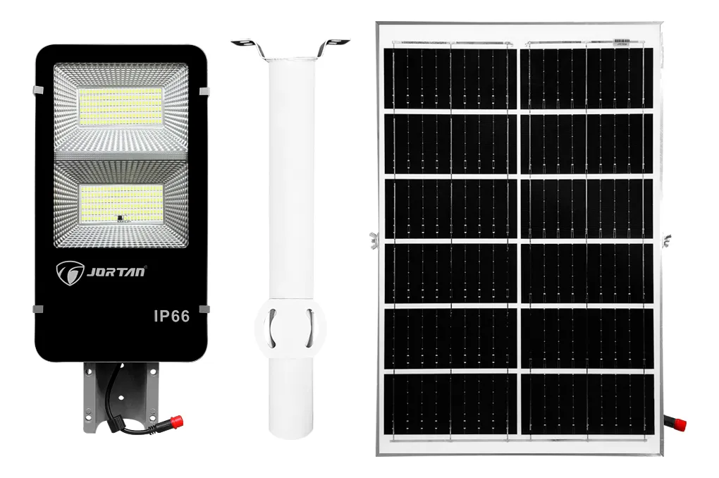 Foco Panel Solar 200w Con Soporte Jortan Exterior/interior Luz