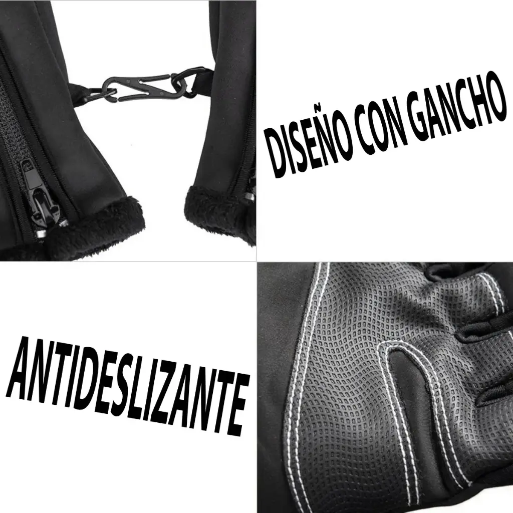 Guantes Térmicos Resistentes A Viento Y Lluvia