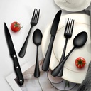 Juego De Cubiertos 24 Pzas Acero Inoxidable Cuchillo Carne ®