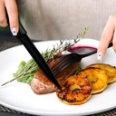 Juego De Cubiertos 24 Pzas Acero Inoxidable Cuchillo Carne ®