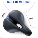 Asiento Negro Bicicleta Cómodo Antiprostatico Atrás Rojo