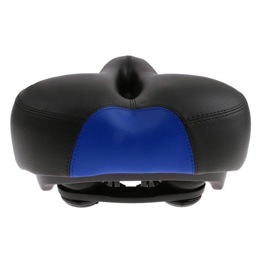 Asiento Negro Bicicleta Cómodo Antiprostatico Atrás Rojo