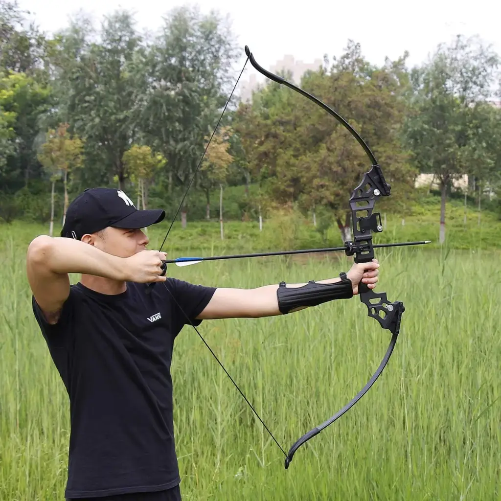 Flecha Para Arco Fibra De Vidrio Y Punta Rosca 80 Cm 
