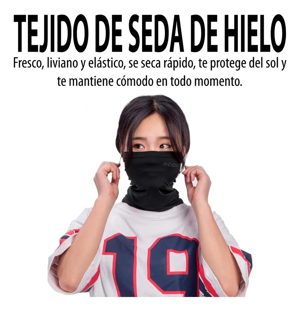 Cuellito Mascarilla Elástica Deportiva Rockbros De Ciclismo