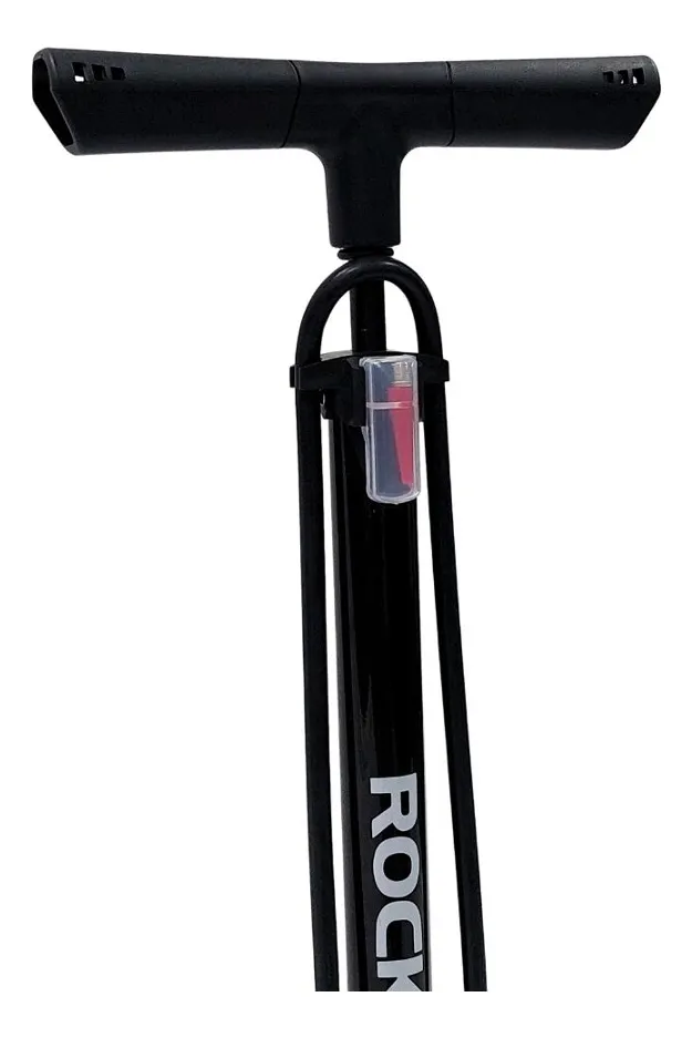 Inflador Rockbros De Pie De 160 Psi Con Manómetro Bi Válvula