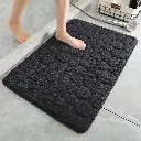 Alfombra De Baño Antideslizante Memory Diseño Rocas 