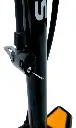 Inflador Rockbros De Pie De 160 Psi Con Manómetro Bi Válvula