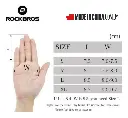 Rockbros Guantes Dedos Largos Excelente Calidad. Apto Celul