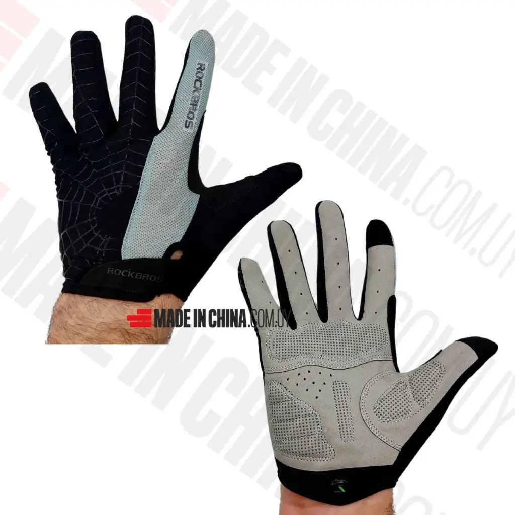 Rockbros Guantes Dedos Largos Excelente Calidad. Apto Celul