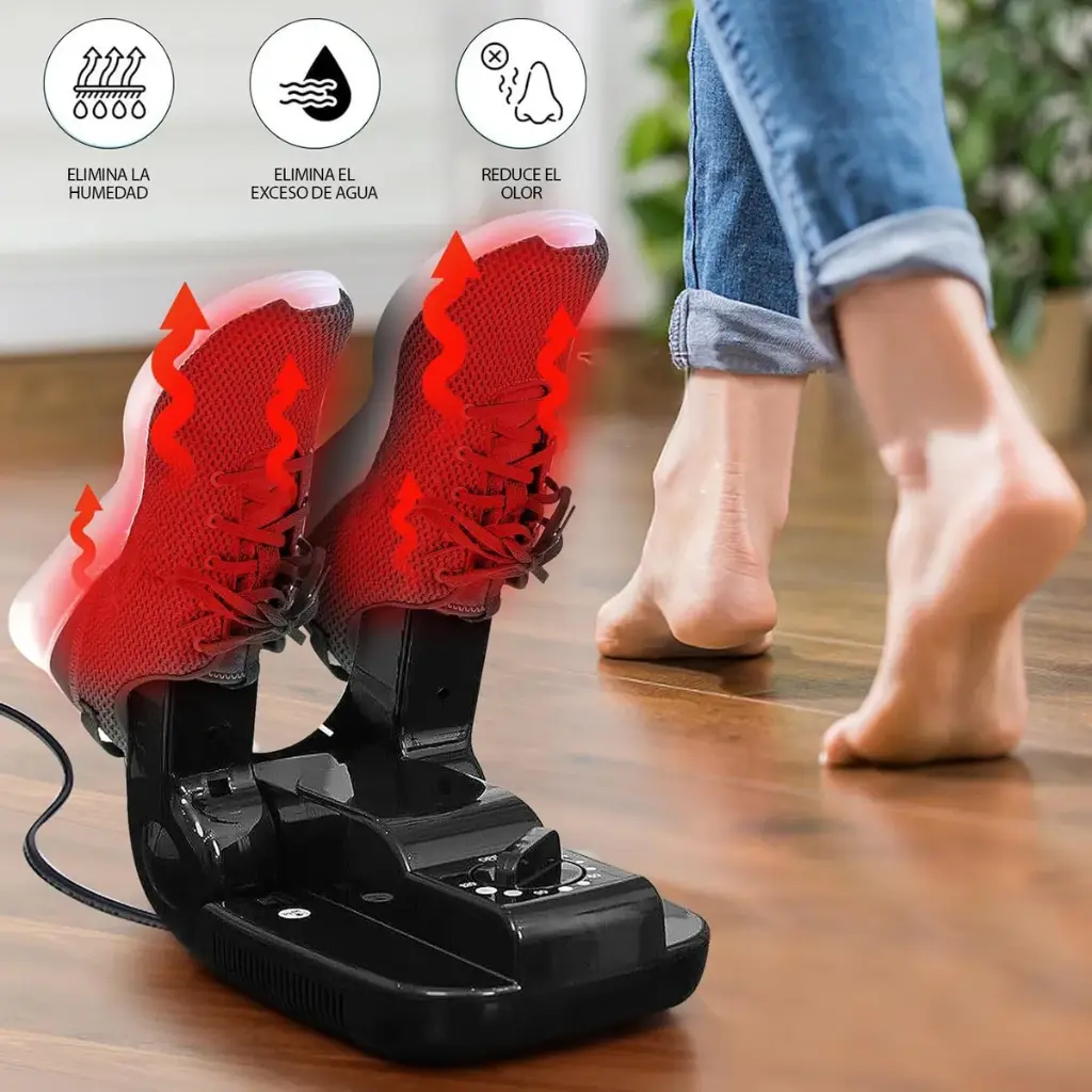 Secador Desodorizador De Zapatos Calzado Eléctrico Plegable