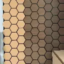 Panel Placa Madera Decorativo Hexagonal Acustico Moderno