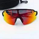 Lentes Rockbros Espejados Naranja De Ciclismo Polarizados