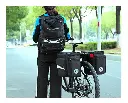 Alforja Rockbros 3 Bolsos Impermeable Requiere Parrilla
