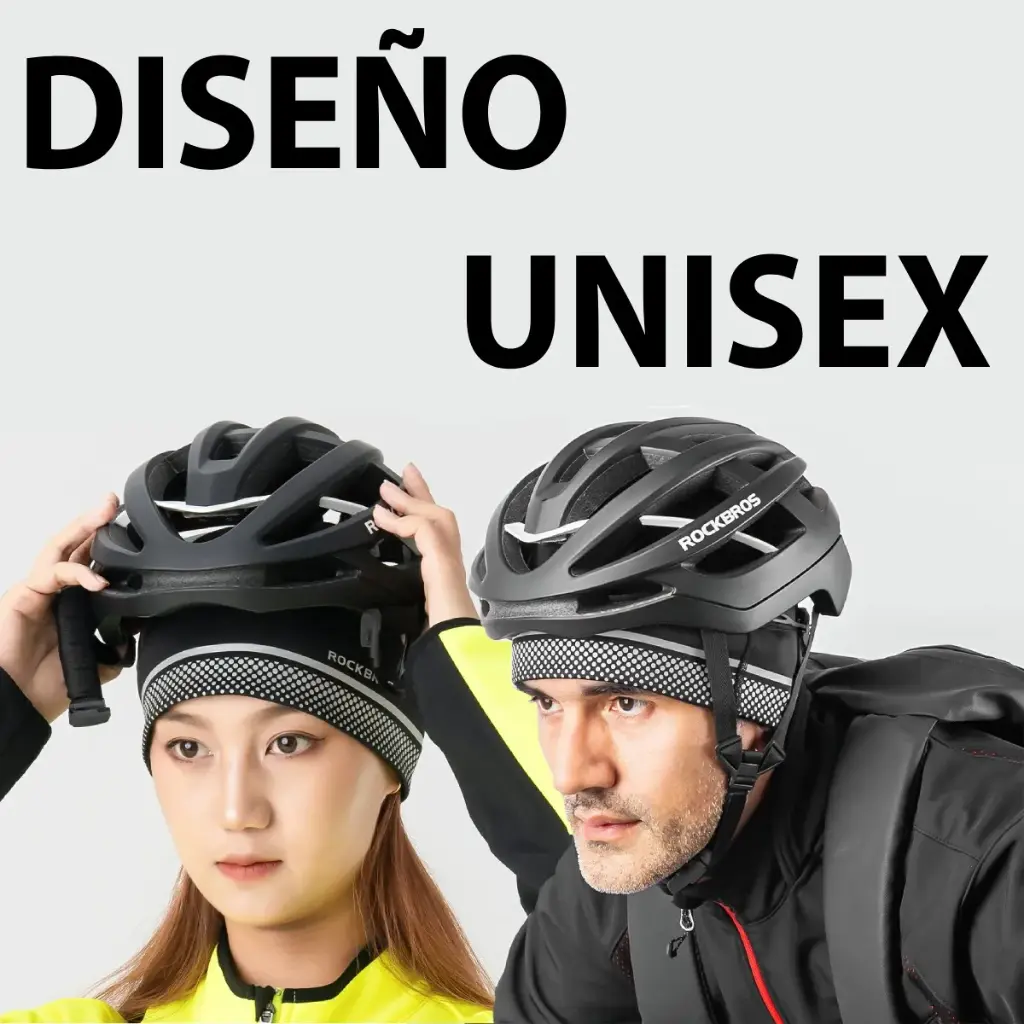 Gorro Térmico Rockbros Para Ciclismo Invierno Abajo Casco