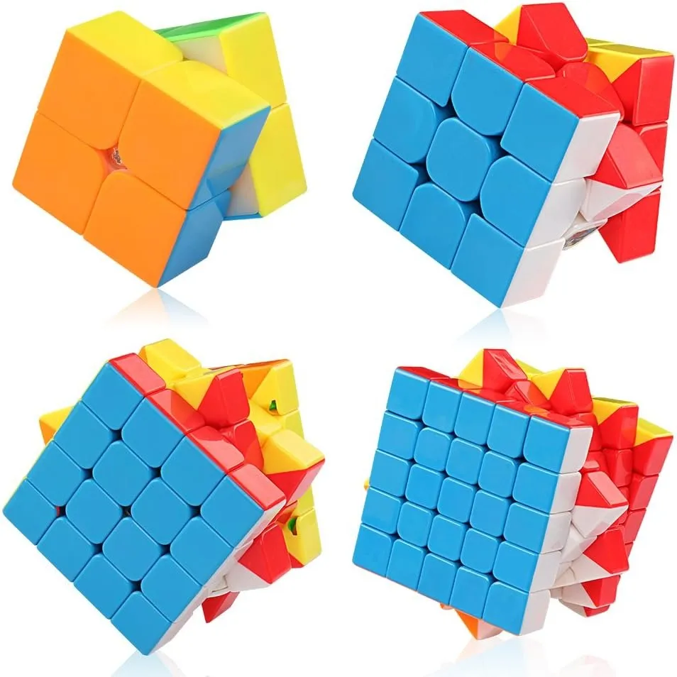 Cubo De Rubik Qiyi Set Pack 4 Modelos Magnéticos