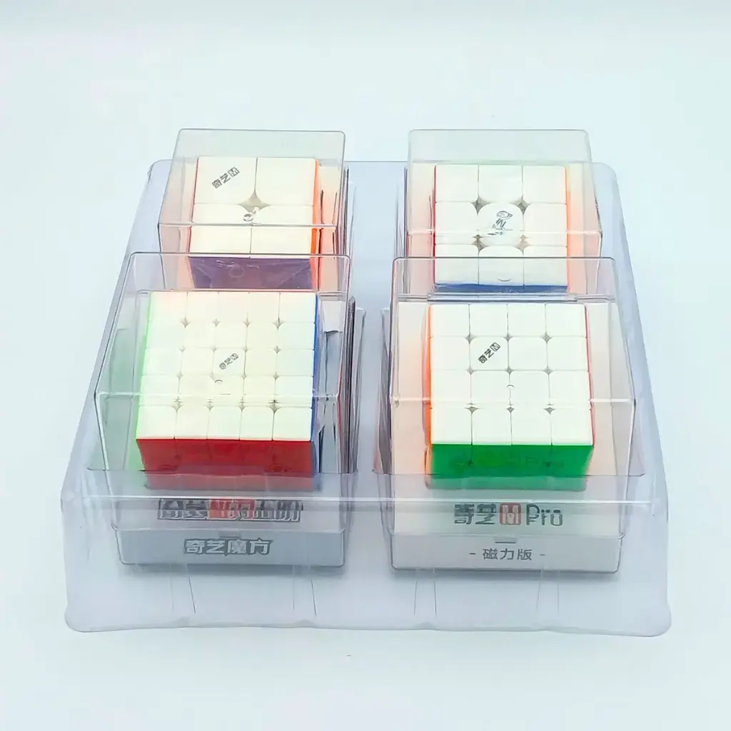 Cubo De Rubik Qiyi Set Pack 4 Modelos Magnéticos