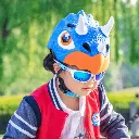 Casco Rockbros De Bicicleta Para Niños Con Careta Removible